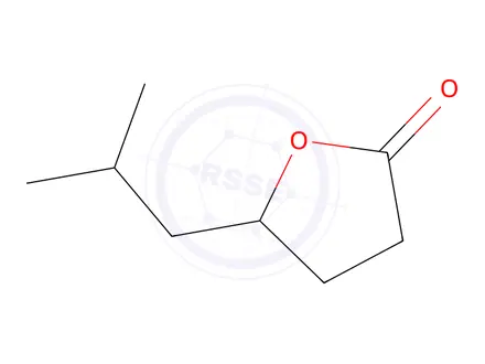 Chemical structure of 5-Isobutyltetrahydrofuran-2-one