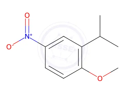Chemical structure of 2-Isopropyl-1-methoxy-4-nitro-benzene