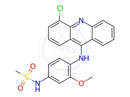 Chemical structure of Amsacrine Hydrochloride Impurity 68