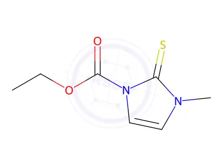Chemical structure of Carbimazole