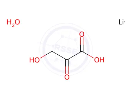 Chemical structure of 3-Hydroxypyruvic Acid Lithium Salt