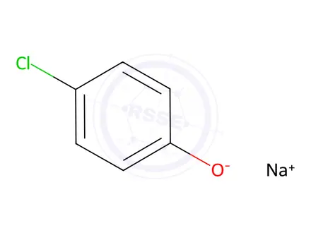 Chemical structure of Sodium 4-chlorophenolate