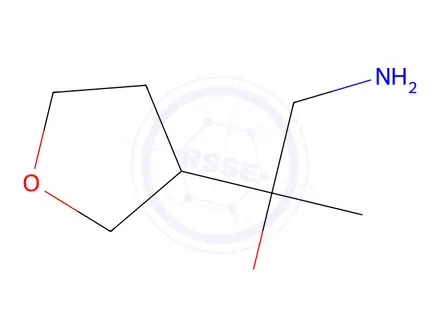 Chemical structure of 1-Amino-2-(tetrahydrofuran-3-yl)propan-2-ol