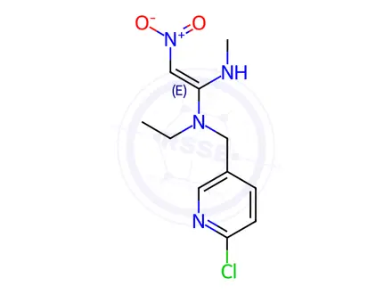 Chemical structure of Nitenpyram