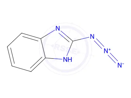 Chemical structure of 2-azido-1H-benzimidazole