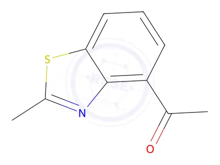 Chemical structure of 1-(2-Methylbenzo[d]thiazol-4-yl)ethanone