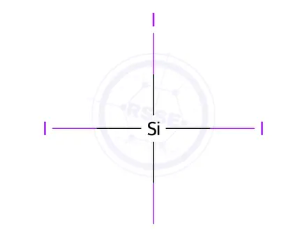 Chemical structure of SILICON (IV) IODIDE