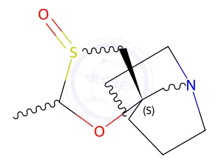 Chemical structure of Cevimeline Sulfoxide