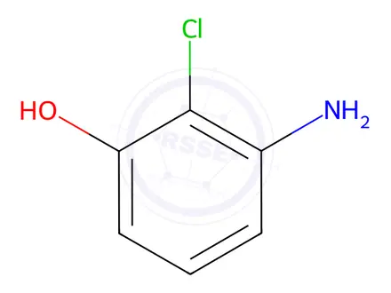 Chemical structure of 3-Amino-2-chlorophenol