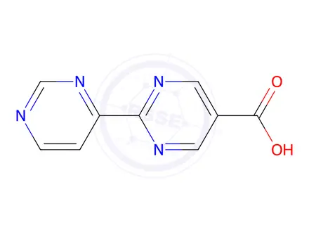 Chemical structure of [2,4'-bipyrimidine]-5-carboxylic acid
