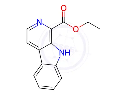 Chemical structure of 1-Ethoxycarbonyl-beta-carboline