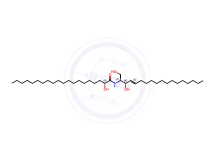 Chemical structure of 20:0(2S-OH) Ceramide
