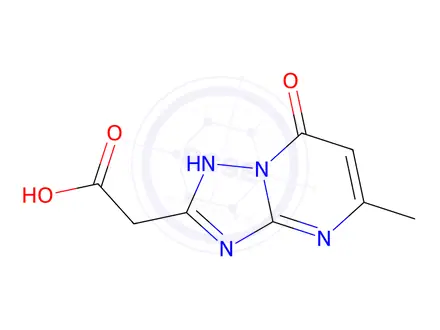 Chemical structure of 2-(5-Methyl-7-oxo-1,7-dihydro-[1,2,4]triazolo[1,5-a]pyrimidin-2-yl)acetic acid