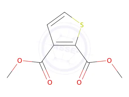 Chemical structure of Dimethyl thiophene-2,3-dicarboxylate