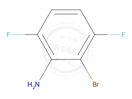 Chemical structure of 2-Bromo-3,6-difluoroaniline