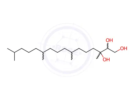 Chemical structure of Phytantriol (mixture of isomers)