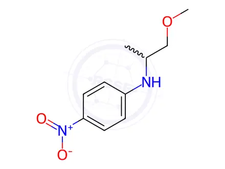 Chemical structure of n-(1-Methoxypropan-2-yl)-4-nitroaniline
