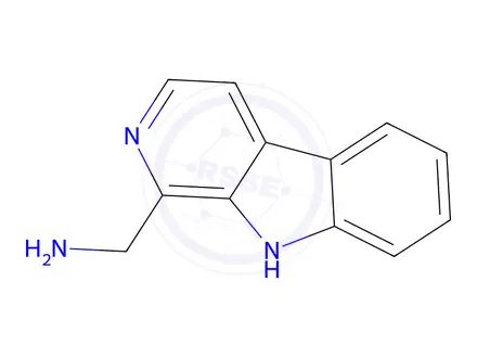 Chemical structure of (9H-Pyrido[3,4-b]indol-1-yl)methanamine
