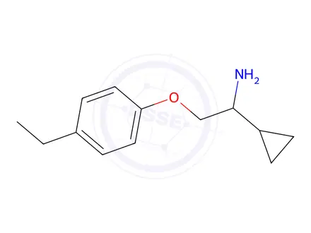 Chemical structure of [1-Cyclopropyl-2-(4-ethylphenoxy)ethyl]amine