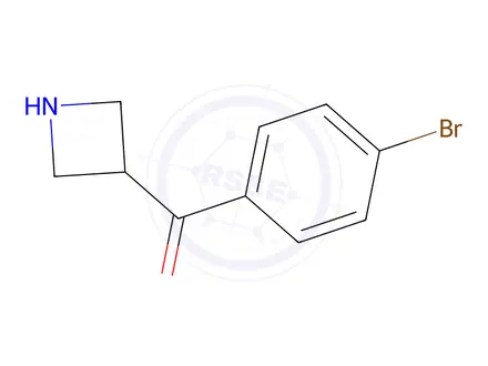 Chemical structure of 3-(4-bromobenzoyl)azetidine hydrochloride