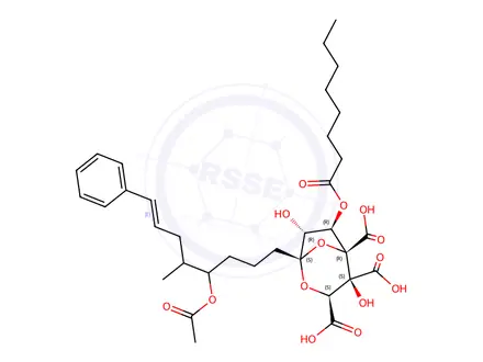 Chemical structure of Zaragozic acid D