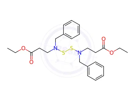 Chemical structure of N,N'-Dithiobis[N-(phenylmethyl)-β-alanine 1,1'-Diethyl Ester