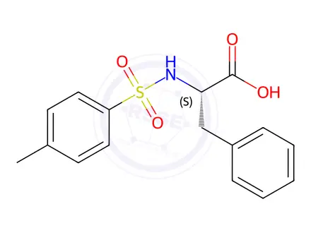 Chemical structure of N-(p-Toluenesulfonyl)-L-phenylalanine