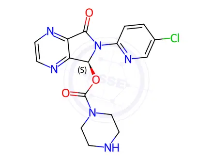 Chemical structure of Zopiclone Impurity 6 Monomer