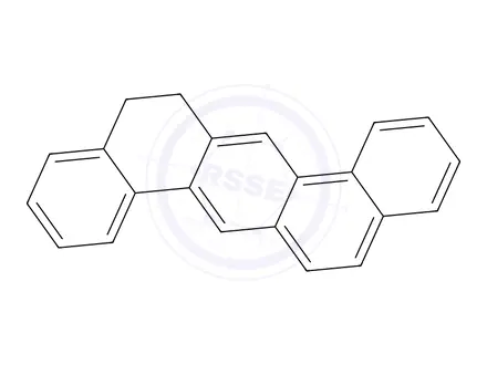Chemical structure of 5,6-dihydrodibenzanthracene
