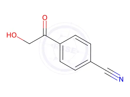 Chemical structure of 4-(2-Hydroxyacetyl)benzonitrile