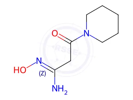 Chemical structure of N'-Hydroxy-3-oxo-3-(piperidin-1-yl)propanimidamide