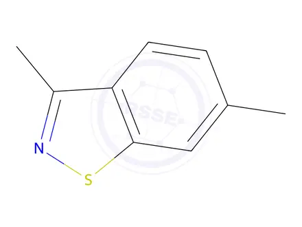 Chemical structure of 3,6-Dimethylbenzo[d]isothiazole