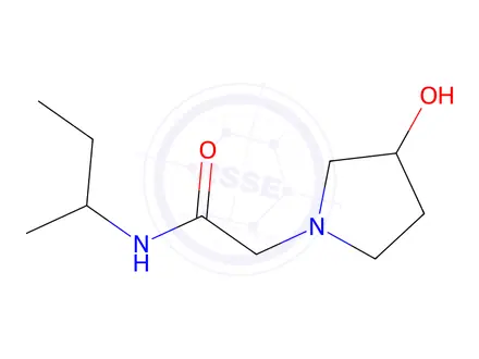 Chemical structure of n-(butan-2-yl)-2-(3-hydroxypyrrolidin-1-yl)acetamide