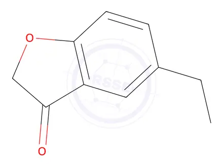 Chemical structure of 5-Ethylbenzofuran-3(2H)-one