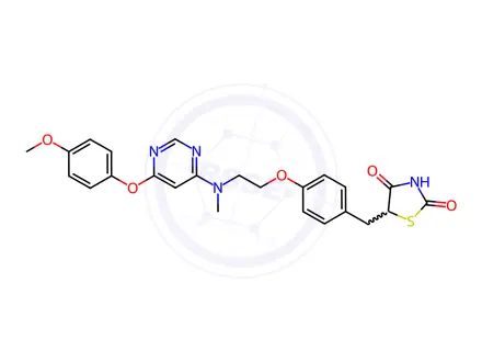Chemical structure of Lobeglitazone