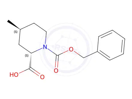 Chemical structure of trans-1-Cbz-4-methyl-piperidine-2-carboxylic acid