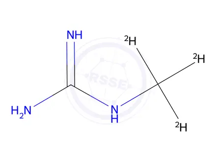Chemical structure of N-Methylguanidine-d