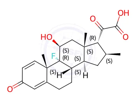 Chemical structure of Betamethasone Sodium Phosphate Impurity 20
