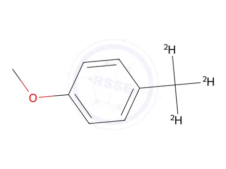 Chemical structure of 4-Methoxytoluene-alpha,alpha,alpha-d3