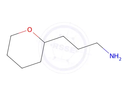 Chemical structure of 3-(oxan-2-yl)propan-1-amine