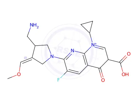 Chemical structure of Gemifloxacin-13C2,d2
