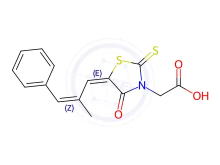 Chemical structure of Epalrestat (E, Z)-Isomer
