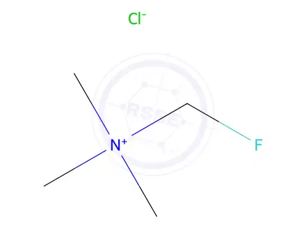 Chemical structure of 1-Fluoro-N,N,N-trimethylmethanaminium chloride