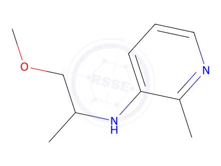 Chemical structure of n-(1-Methoxypropan-2-yl)-2-methylpyridin-3-amine