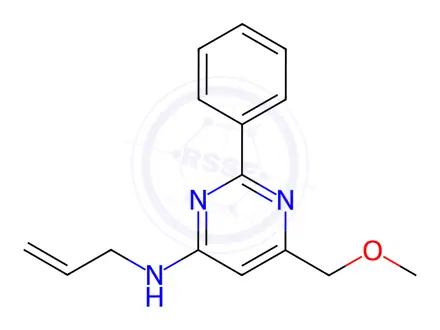 Chemical structure of N-allyl-6-(methoxymethyl)-2-phenylpyrimidin-4-amine