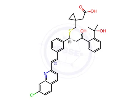 Chemical structure of Montelukast Sodium Impurity 75