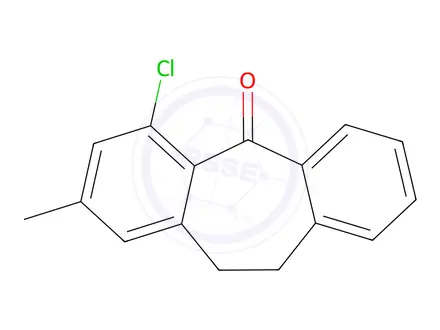 Chemical structure of 4-Chloro-2-methyl-10,11-dihydro-5H-dibenzo[a,d][7]annulen-5-one