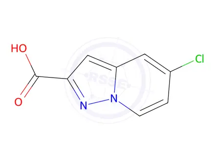 Chemical structure of 5-chloropyrazolo[1,5-a]pyridine-2-carboxylic Acid