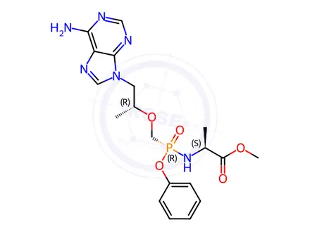 Chemical structure of Tenofovir methyl ester (RRS Isomer)