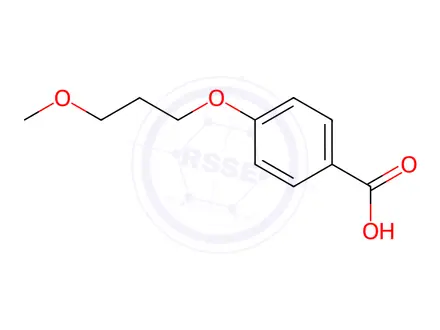 Chemical structure of 4-(3-Methoxypropoxy)benzoic acid